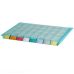600 x 400 Tray with 8 Medication Pill Organizers and Morning Noon Evening Night Labels V 10010