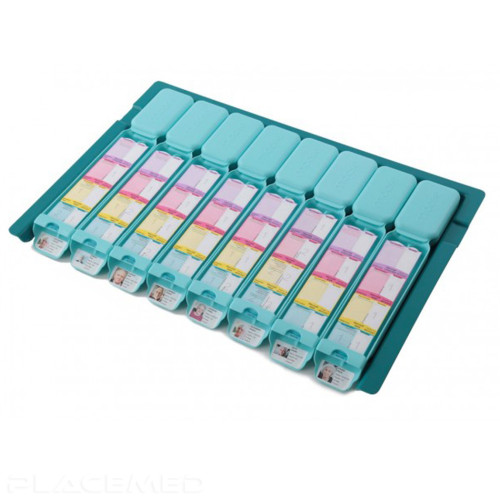 Tray for 8 pill dispenser for medication 