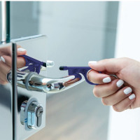 3-in-1 No-Touch Keychain Door Opener for Hygiene