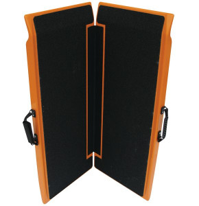 Foldable Black and Orange Access Ramps Compliant with ERP Standards