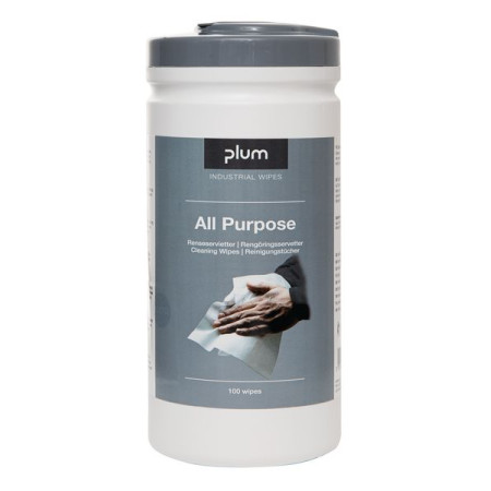 Plum Industrial Wipes - Effective Cleaning and Moisturizing