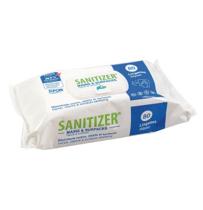 Lingettes Désinfectantes Sanitizer® pour Mains et Surfaces
