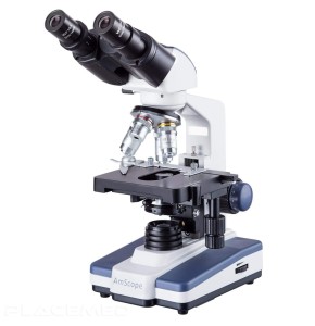 Microscope laboratoire binoculaire Led 3D AmScope - B120C