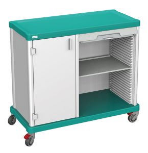 DUAL trolley with door and rolling shutter