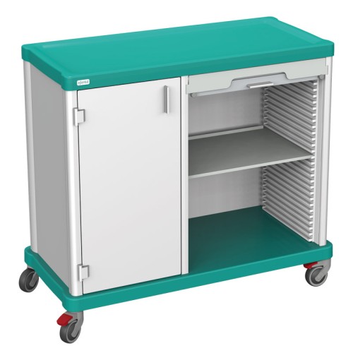 DUAL trolley with door and rolling shutter