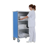 Two-Shelf Trolley with Door - 4000 CR