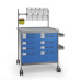 Double anesthesia trolley - INSAUSTI series 300 - 900 x 630 mm V 128