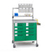 Anesthesia double trolley - INSAUSTI series 300 - Model 3934-B 900 x 630 mm V 129