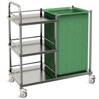 STAINLESS STEEL LINER THERAPY TROLLEY - SKH027
