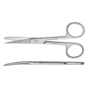 Ciseaux iridectomie droits et pointus - STILLE 9,5 cm