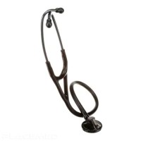 Stéthoscope de cardiologie - Modèle 2176 de Littmann - Pavillon au fini fumée, tubulure noire, 69 cm