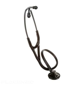 Stéthoscope de cardiologie - Modèle 2176 de Littmann - Pavillon au fini fumée, tubulure noire, 69 cm